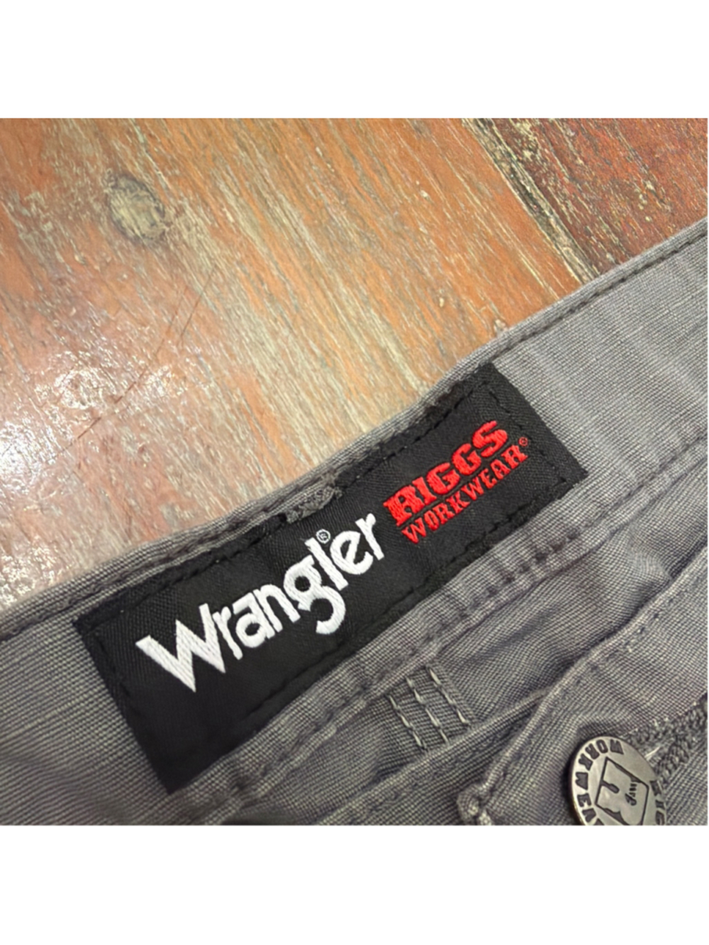 Wrangler RIGGS Ranger Work Pants 36x30 Gray Ripstop Utility Cargo NWT - Picture 3 of 10